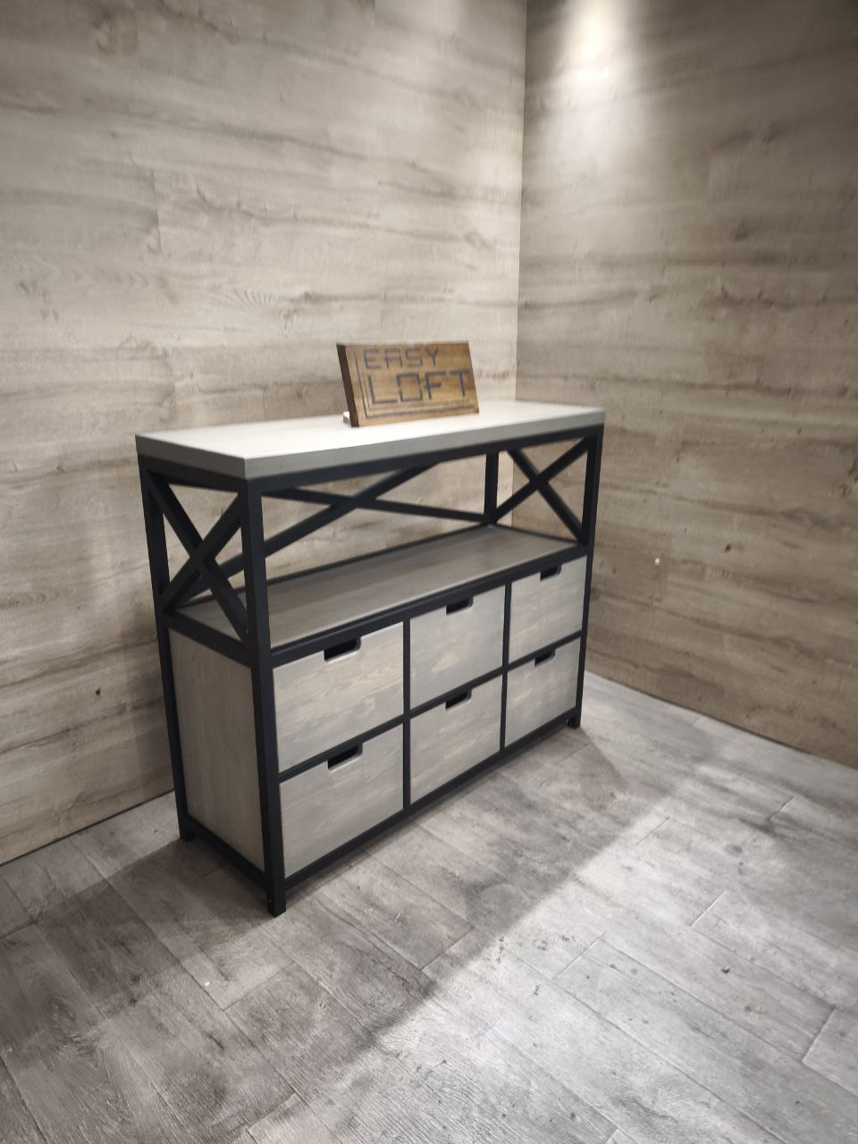 Комод в стиле Лофт К-068