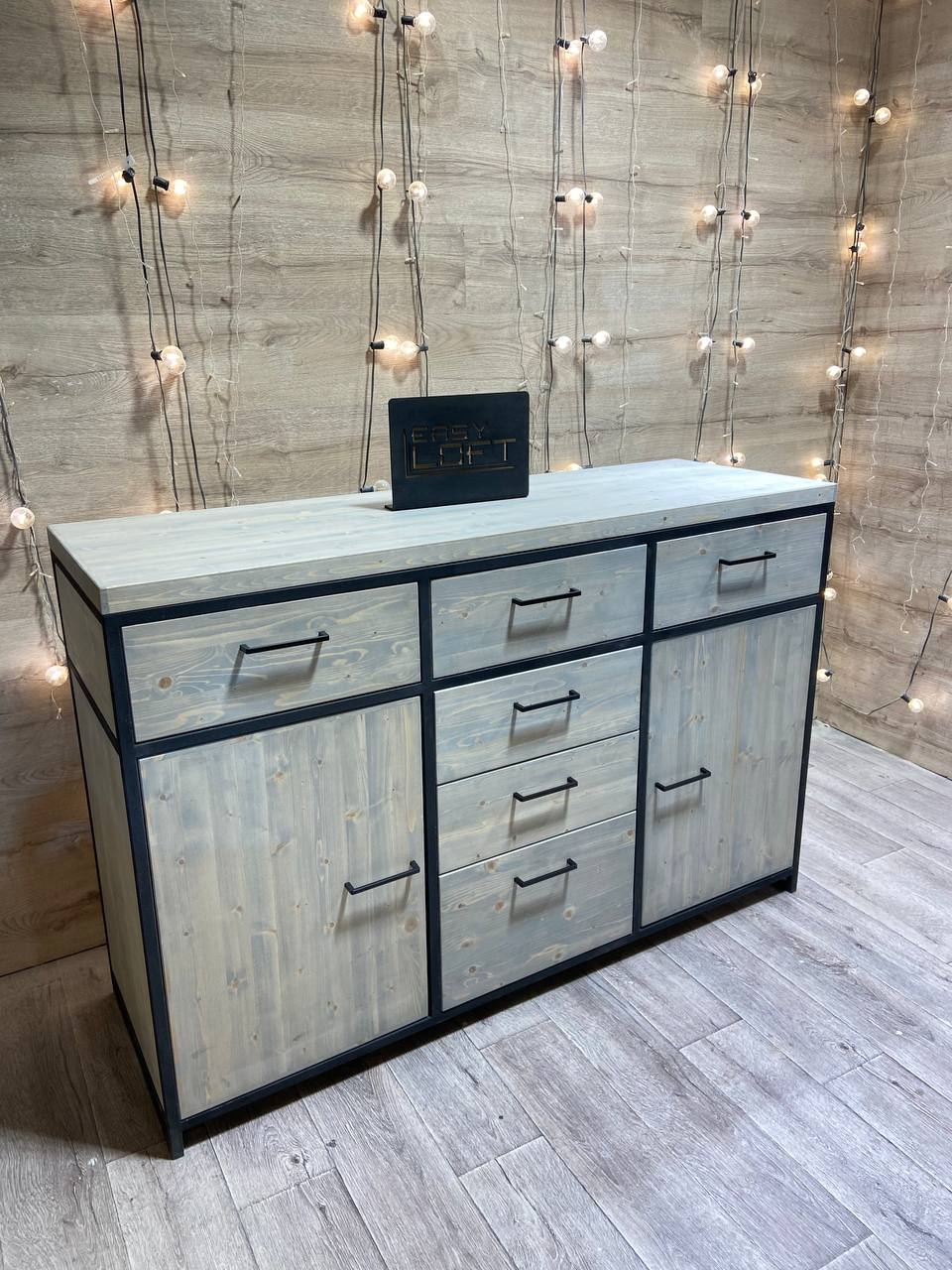 Комод в стиле Лофт К-069