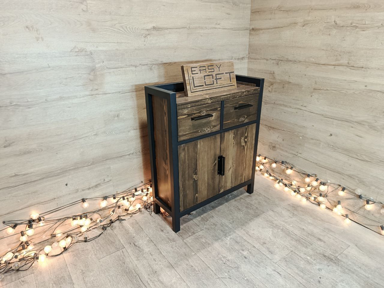 Комод в стиле Лофт К-074