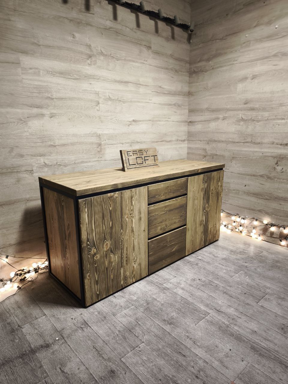 Комод в стиле Лофт К-078