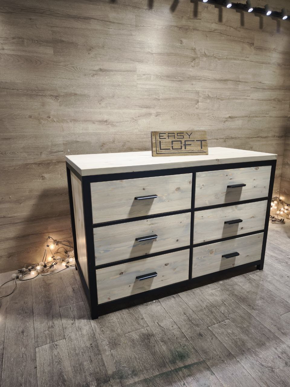 Комод в стиле Лофт К-079