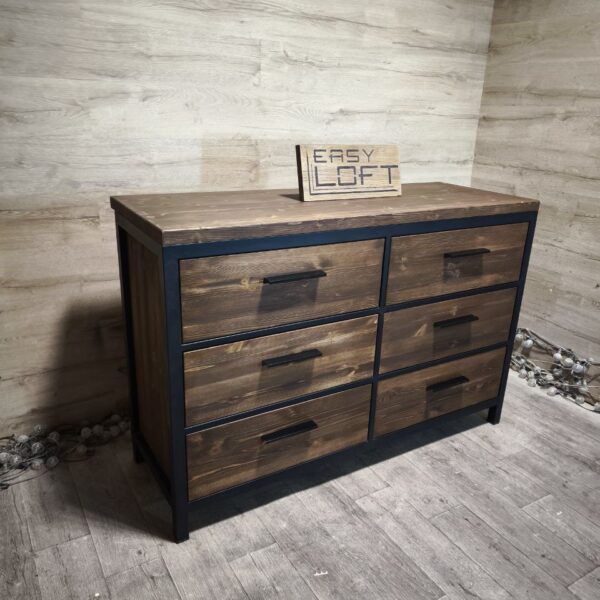 Комод в стиле Лофт К-080