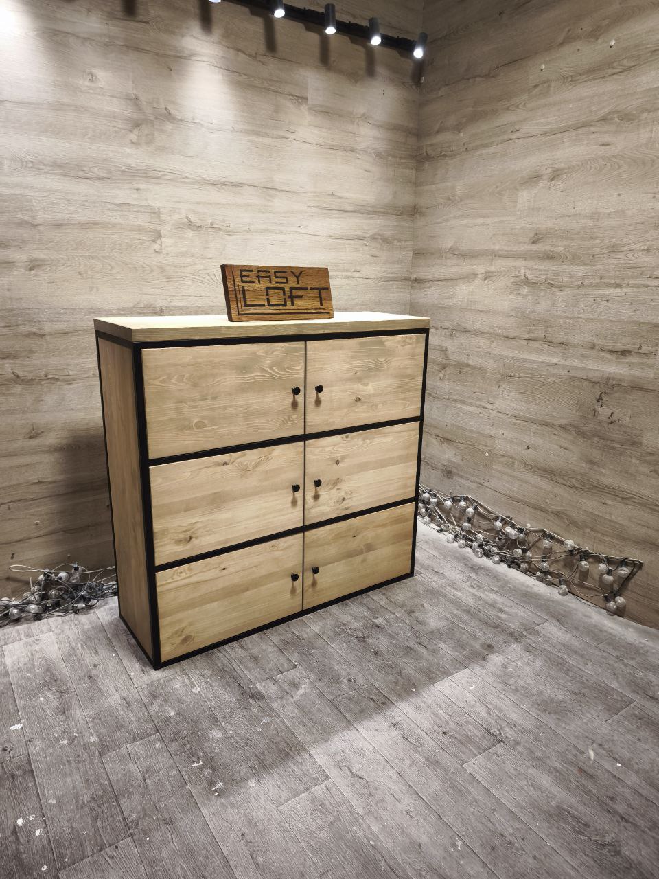 Комод в стиле Лофт К-083