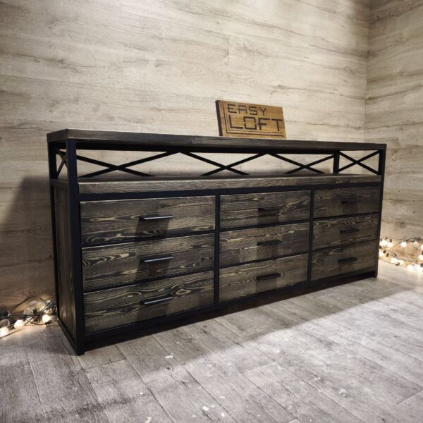 Комод в стиле Лофт К-084