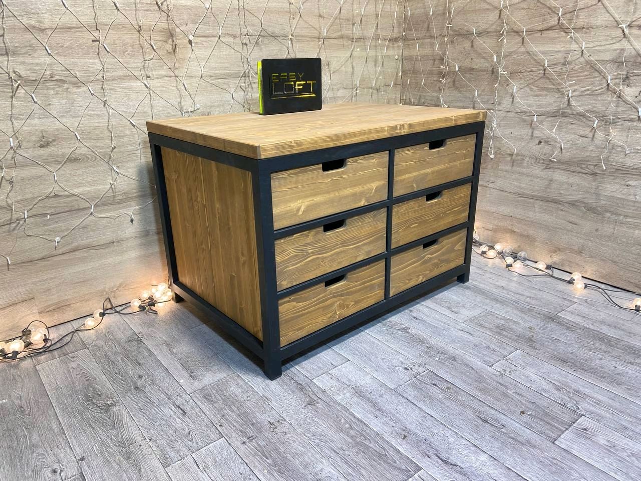 Комод в стиле Лофт К-086