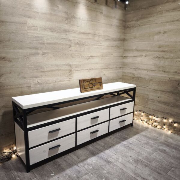 Комод в стиле Лофт К-087