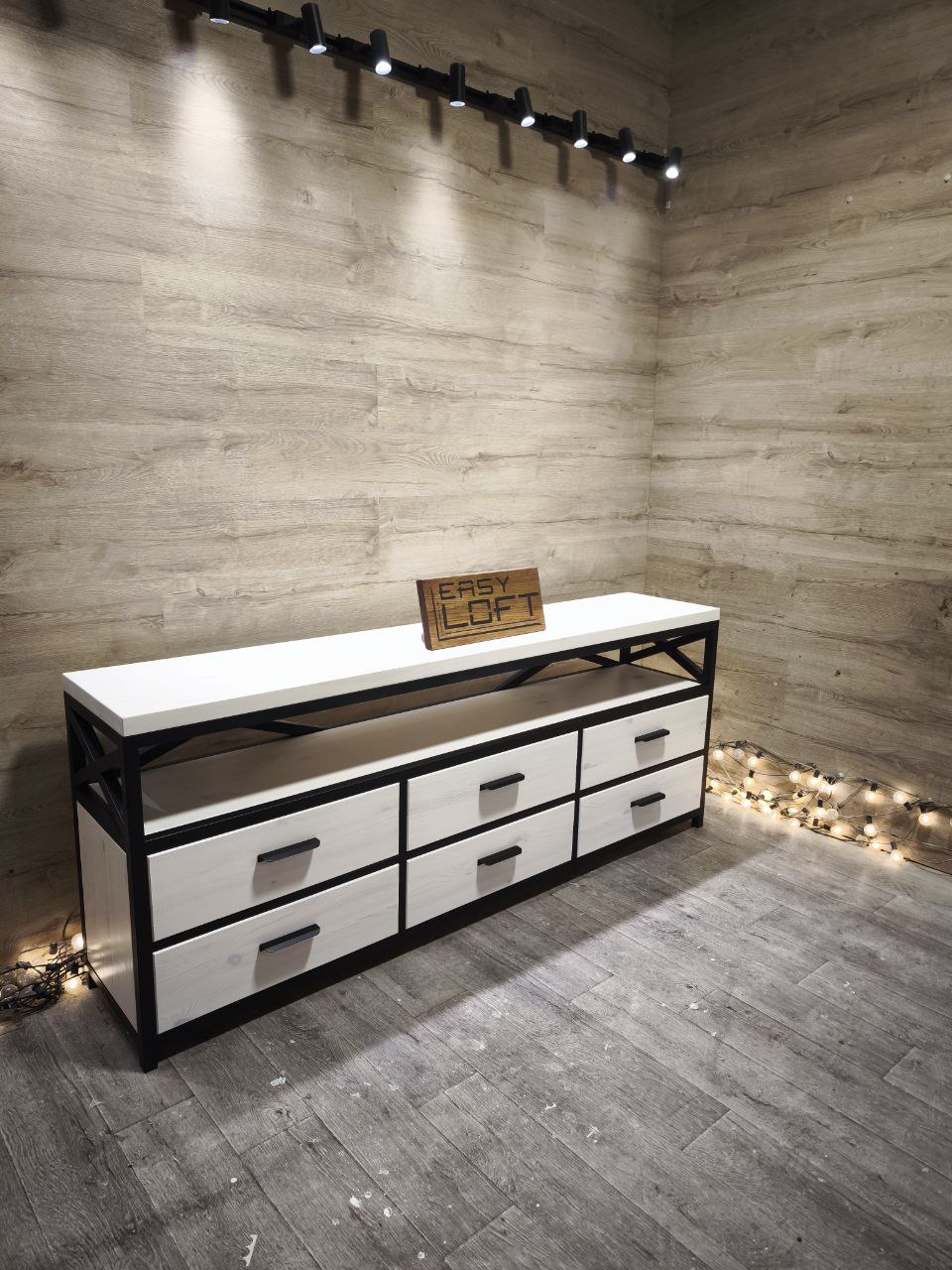 Комод в стиле Лофт К-087