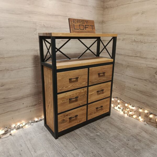 Комод в стиле Лофт К-088