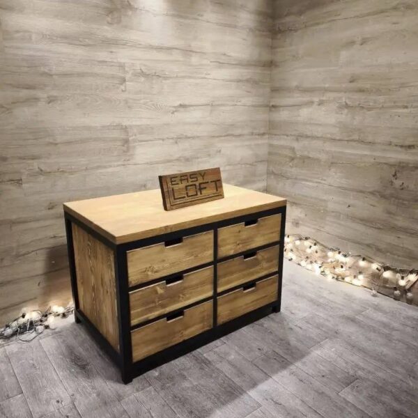 Комод в стиле Лофт К-091