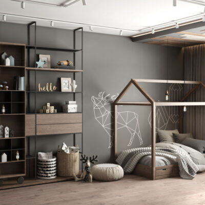 Комплект детской лофт мебели №115