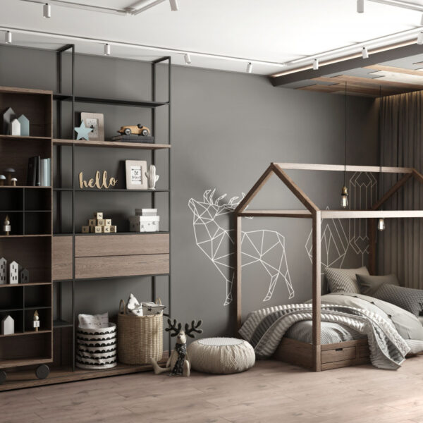 Комплект детской лофт мебели №115