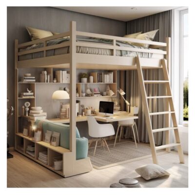 Комплект мебели для детской из массива дерева №254