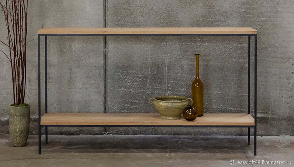 Консоль в стиле Лофт Х-003