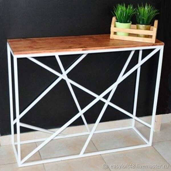 Консоль в стиле Лофт Х-017