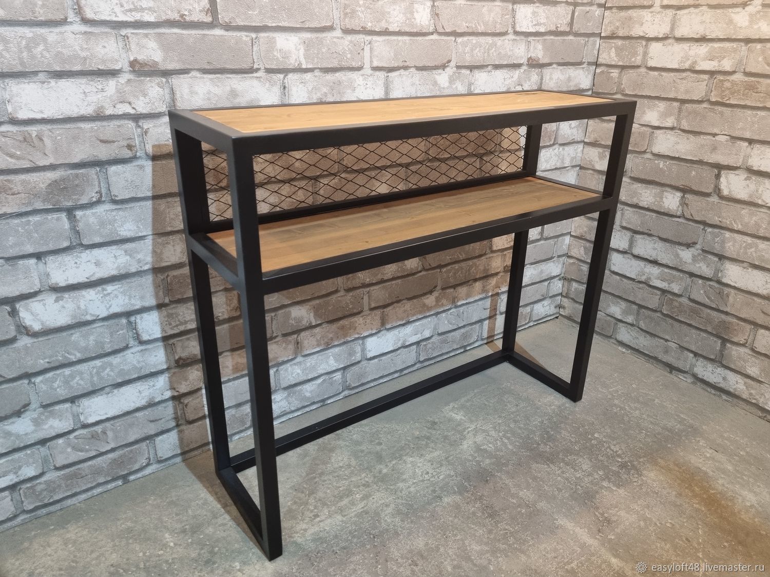 Консоль в стиле Лофт Х-018