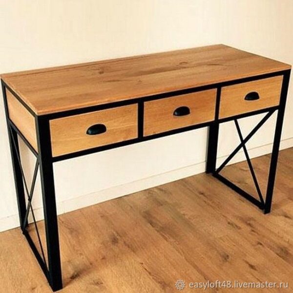 Консоль в стиле Лофт Х-020