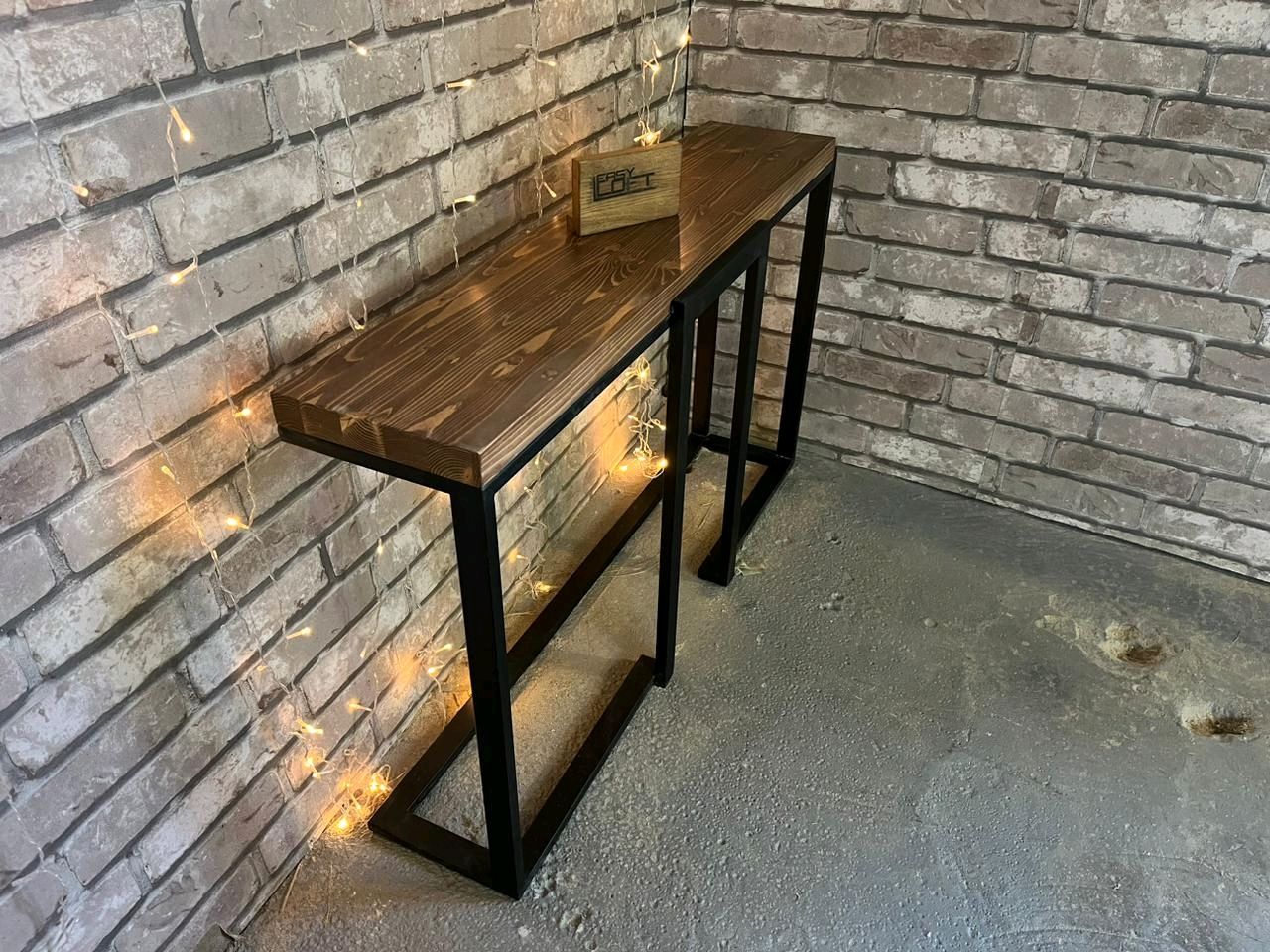 Консоль в стиле Лофт Х-044