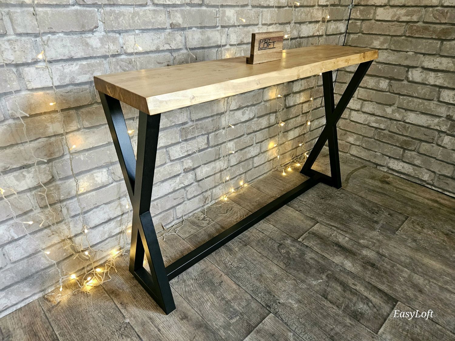 Консоль в стиле Лофт Х-046