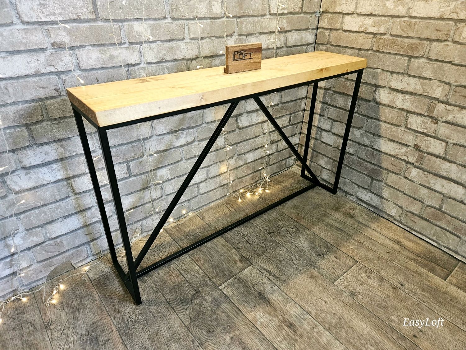 Консоль в стиле Лофт Х-047