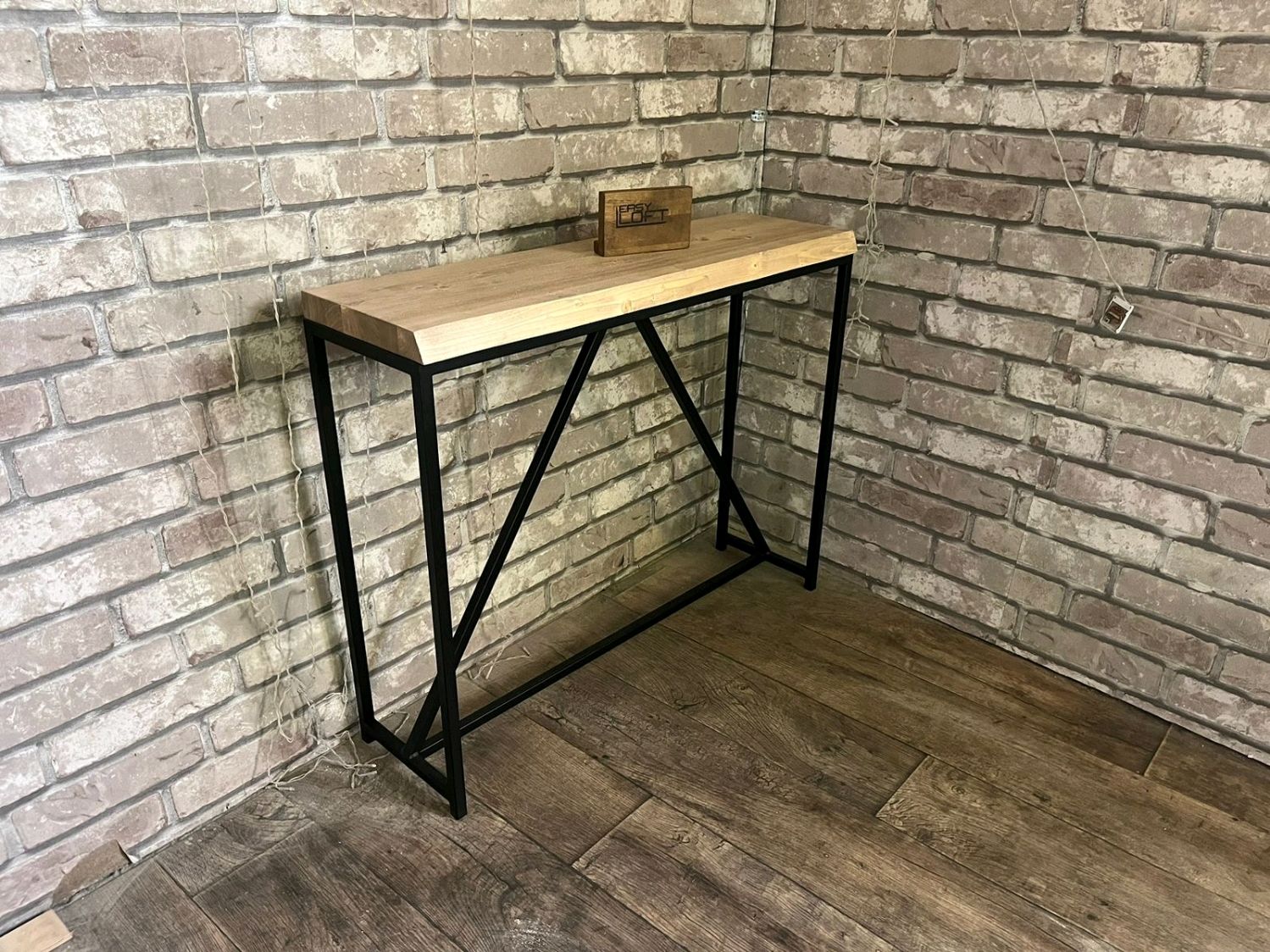 Консоль в стиле Лофт Х-049