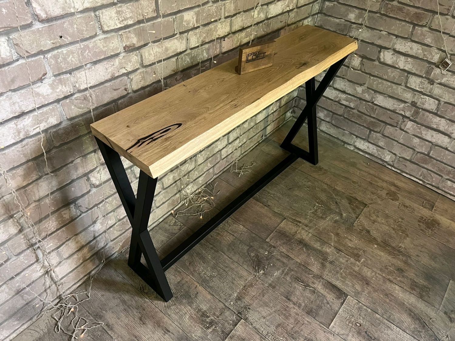 Консоль в стиле Лофт Х-051