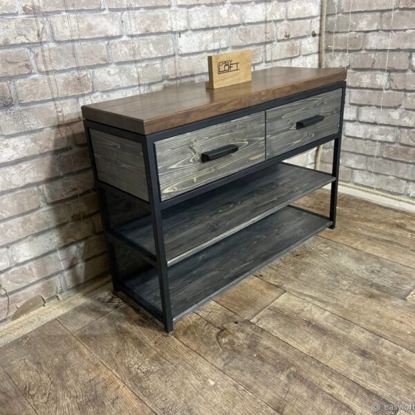 Консоль в стиле Лофт Х-056