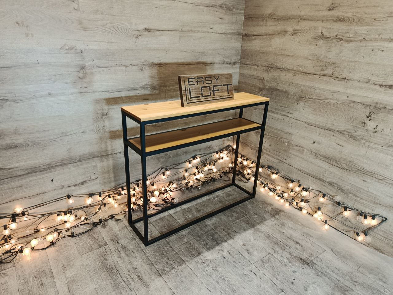 Консоль в стиле Лофт Х-066