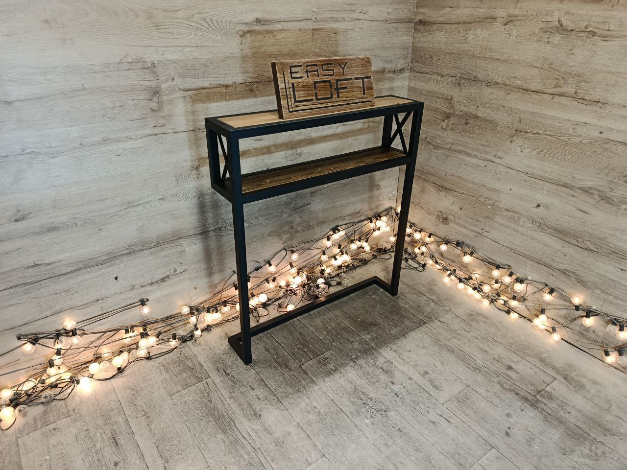 Консоль в стиле Лофт Х-070