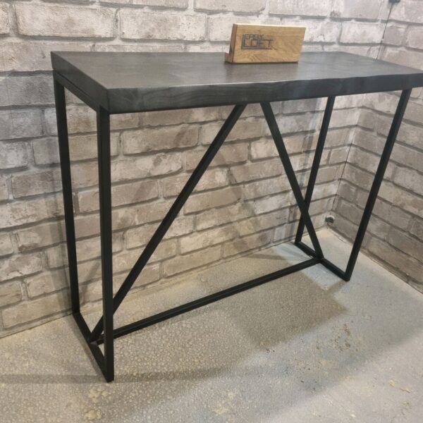 Консоль в стиле Лофт из массива дуба Х-039