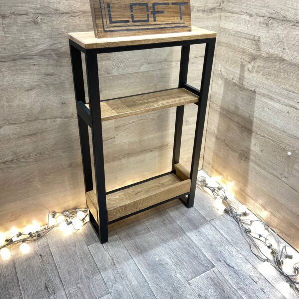 Консоль в стиле Лофт из массива дуба Х-063