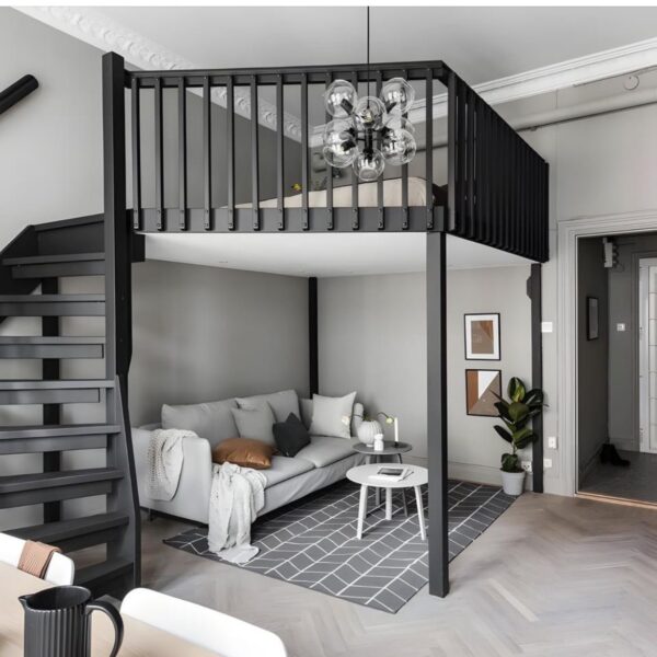 Кровать-чердак антресольного типа №246