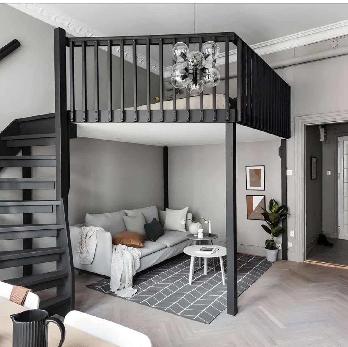 Кровать-чердак антресольного типа №246