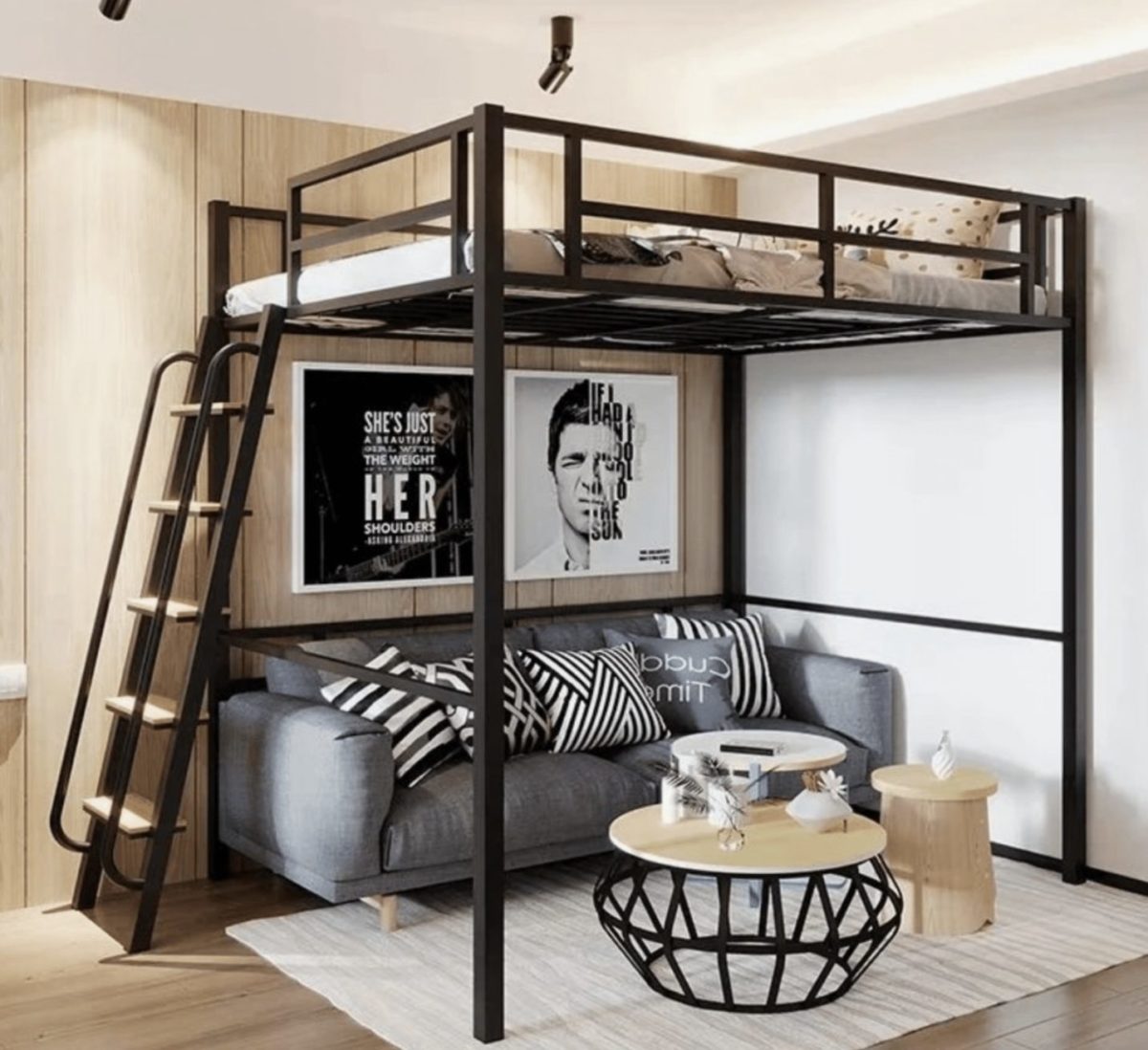 Кровать-чердак Компактная №159