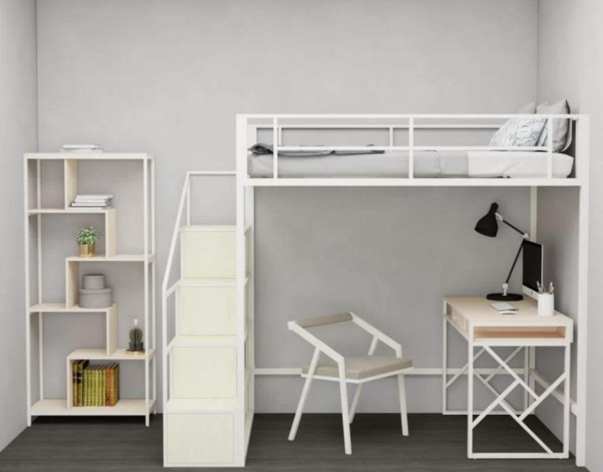 Кровать-чердак практичная №122