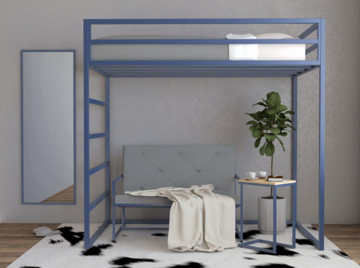 Кровать-Чердак с лестницей №117