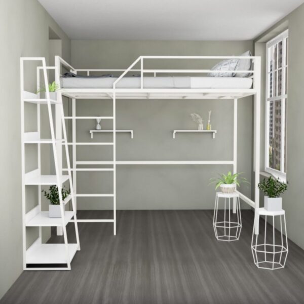 Кровать-Чердак с лестницей №118