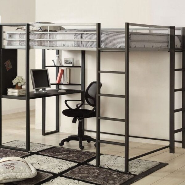 Кровать-чердак с рабочей зоной №90