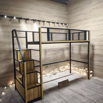 Кровать-чердак в стиле Лофт В-019