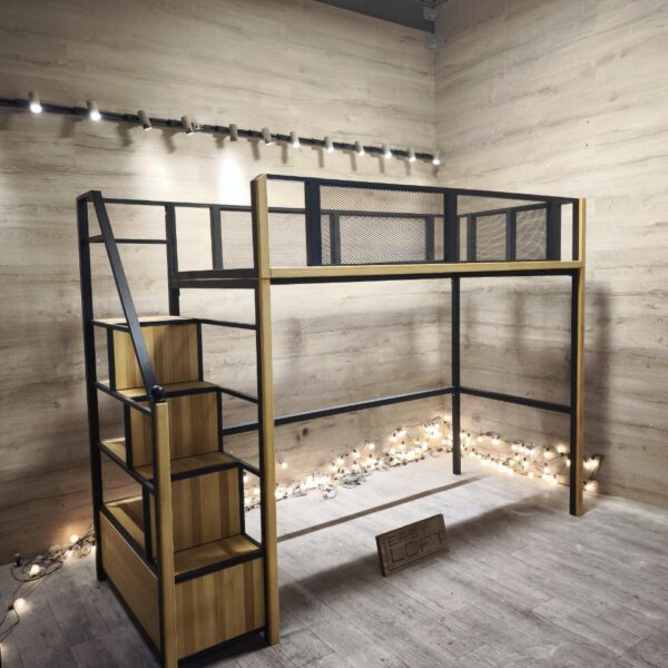 Кровать-чердак в стиле Лофт В-019
