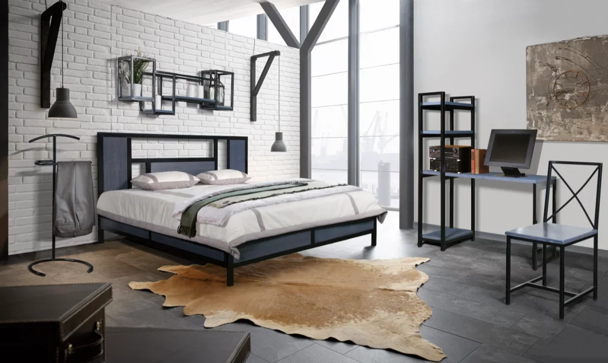 Кровать в стиле Лофт №187