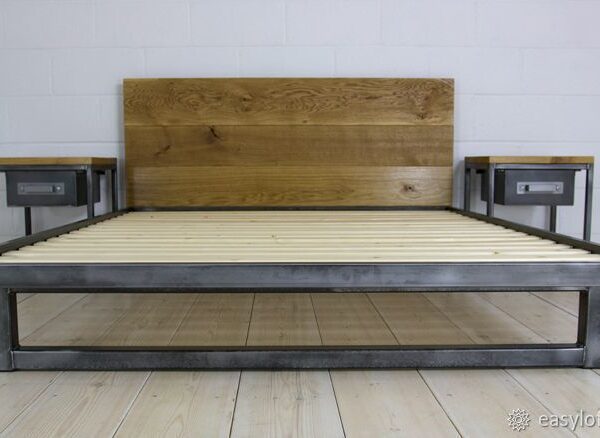 Кровать в стиле Лофт В-001
