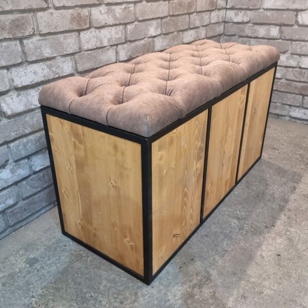 Обувница-банкетка в стиле Лофт О-003