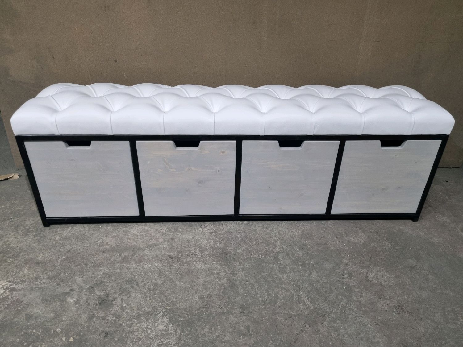 Обувница-банкетка в стиле Лофт О-008