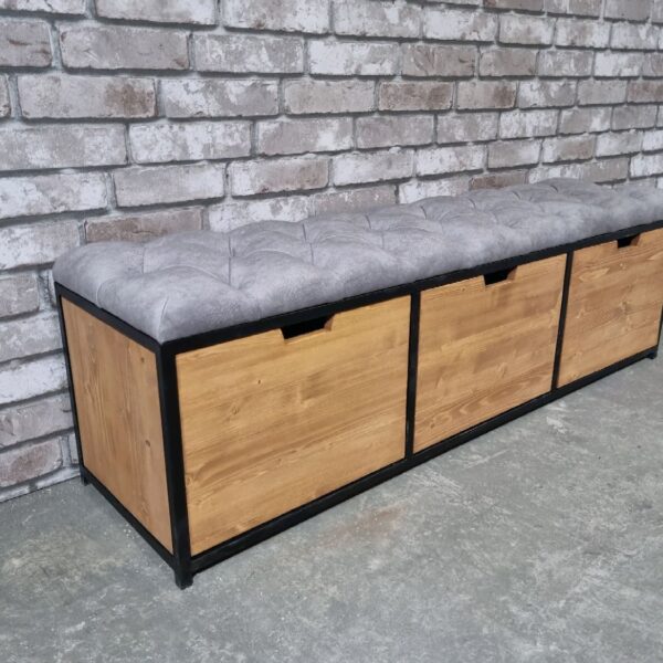 Обувница-банкетка в стиле Лофт О-009