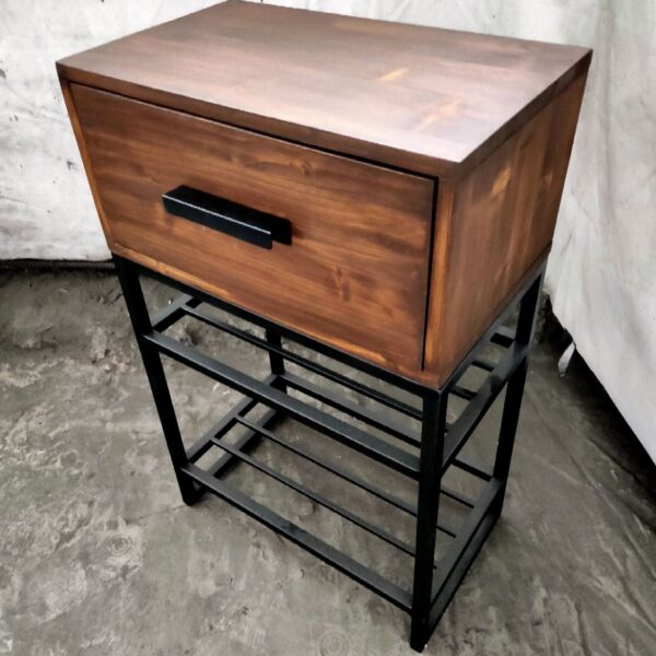 Обувница-консоль в стиле Лофт О-004