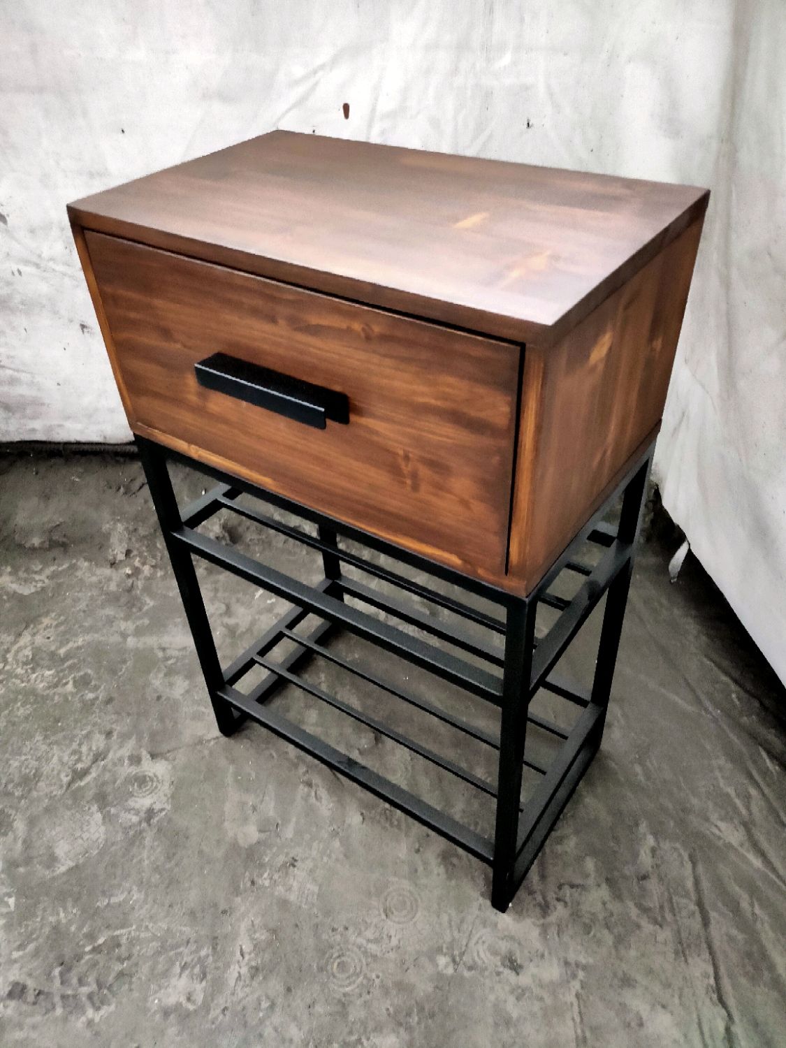 Обувница-консоль в стиле Лофт О-004