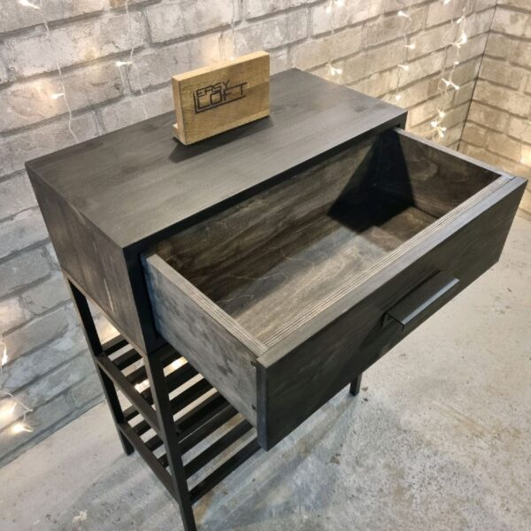 Обувница-консоль в стиле Лофт О-023