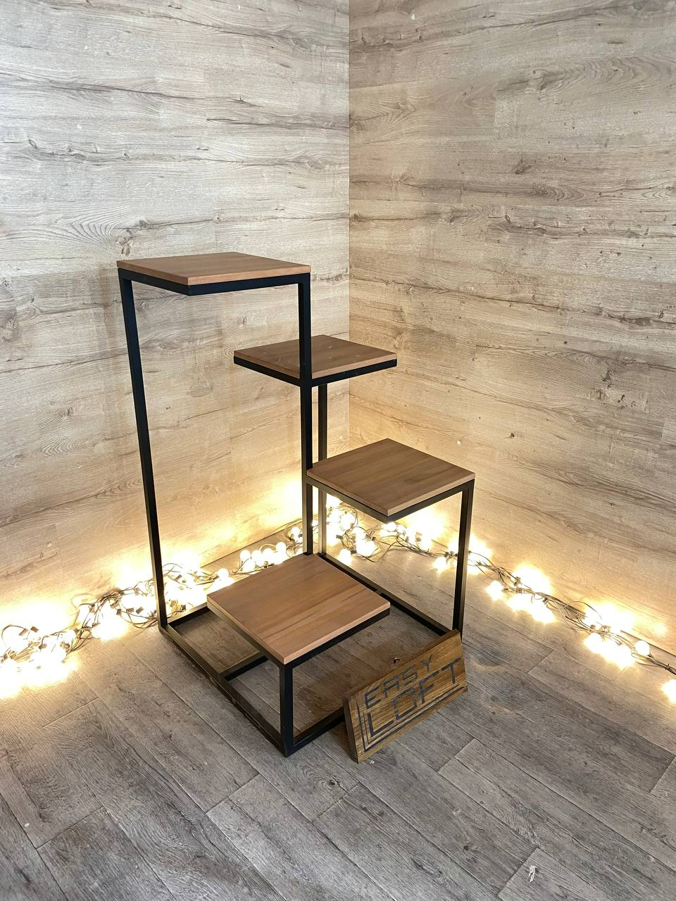 Подставка для цветов в стиле Лофт Ц-005