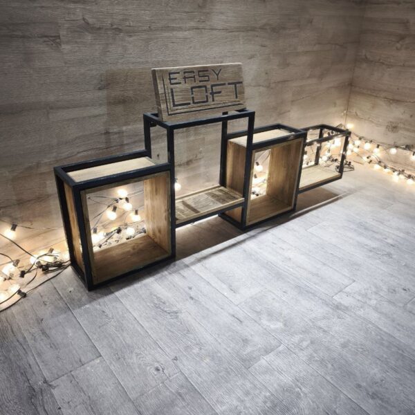 Полка в стиле Лофт Б-018