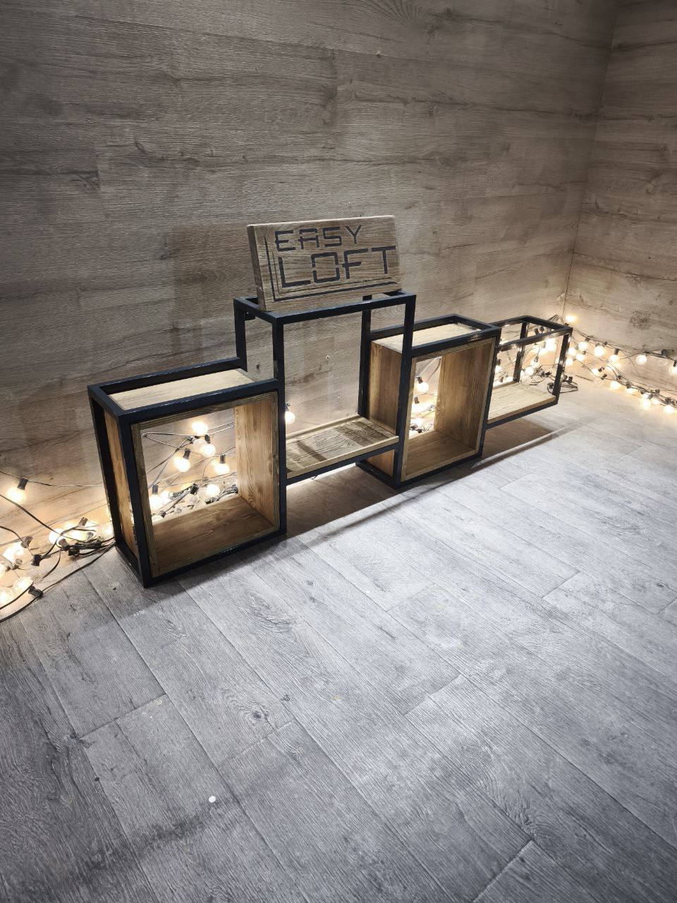 Полка в стиле Лофт Б-018